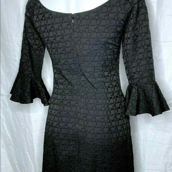 Kerry Xie Pasadena Black Dress V Neck - Picture 4 of 10